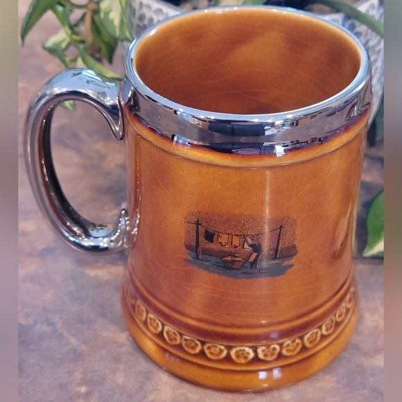 VINTAGE LORD NELSON POTTERY Bundle "Good Husband" "Silent Night" Steins, 1970/72 - Picture 4 of 16